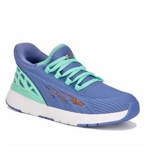 NEW DREW women halo sneakers in blue mesh combo